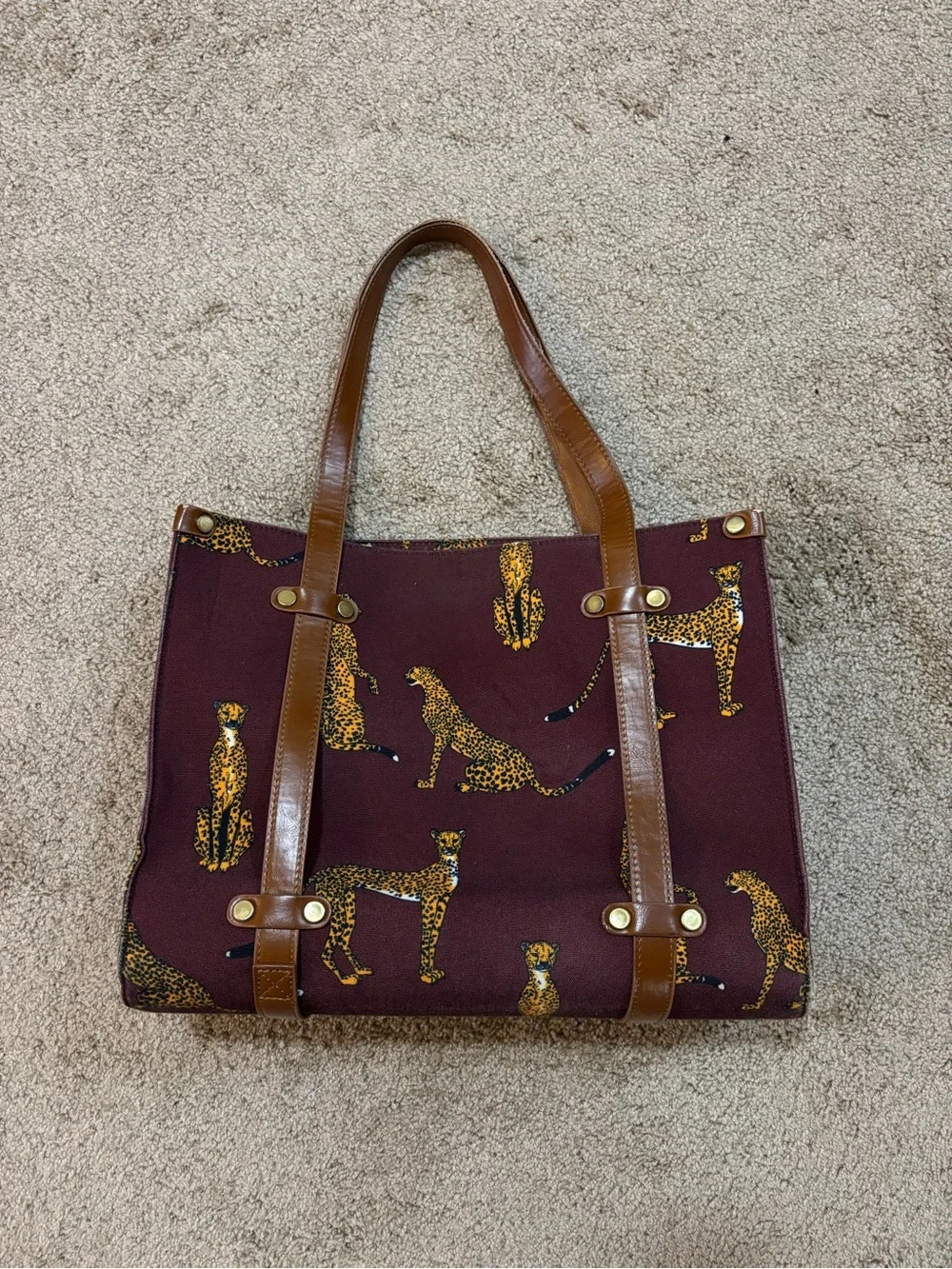 ModCloth Cheetah Tote Bag - Picture 2 of 5